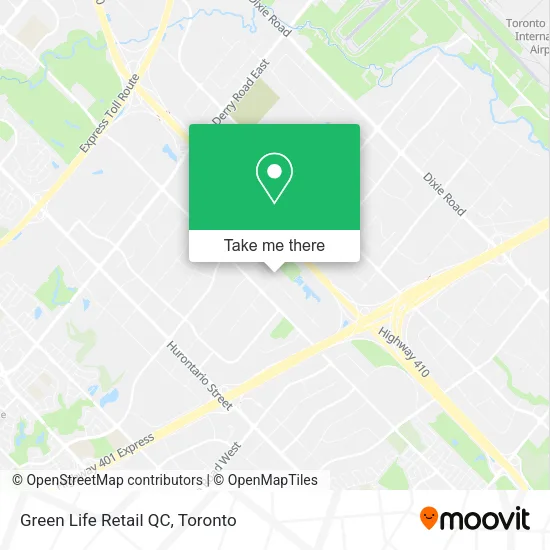 Green Life Retail QC map