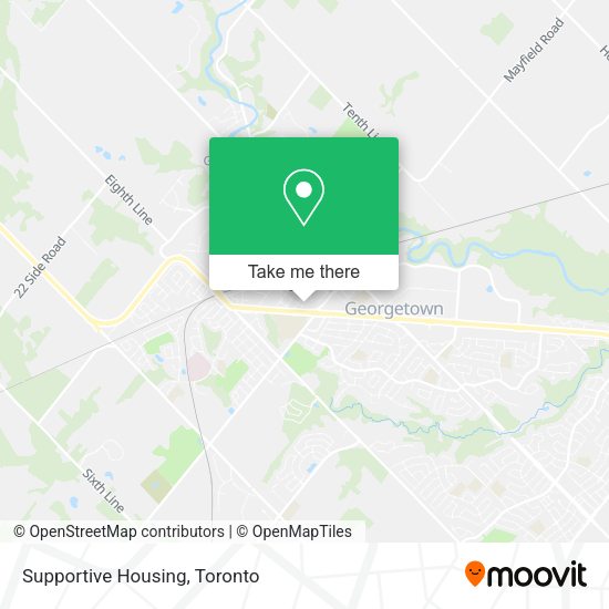 Supportive Housing map