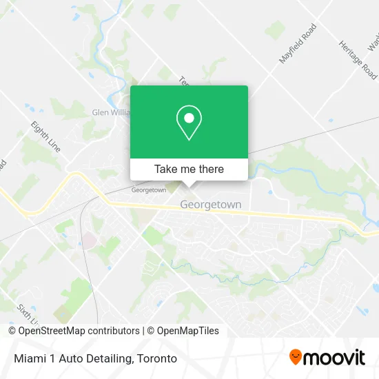 Miami 1 Auto Detailing map