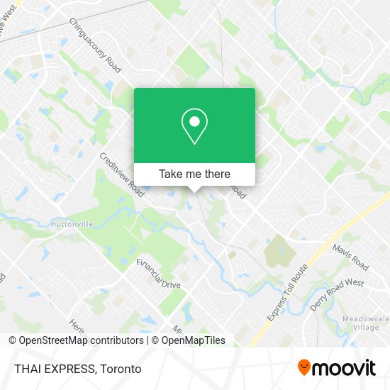 THAI EXPRESS map