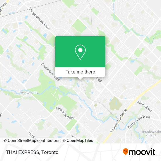THAI EXPRESS map