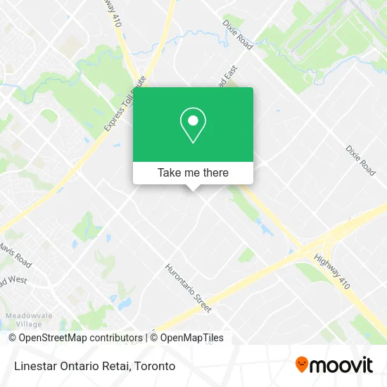 Linestar Ontario Retai map
