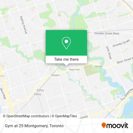 Gym at 25 Montgomery map