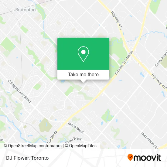 DJ Flower map