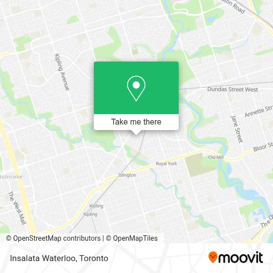 Insalata Waterloo map