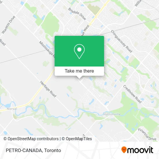 PETRO-CANADA map