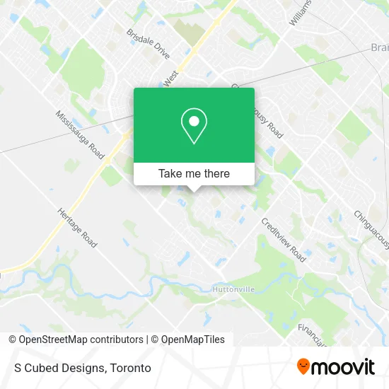 S Cubed Designs map