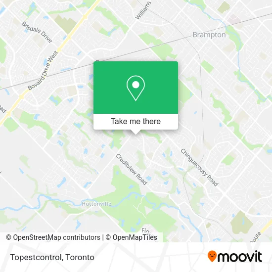 Topestcontrol map