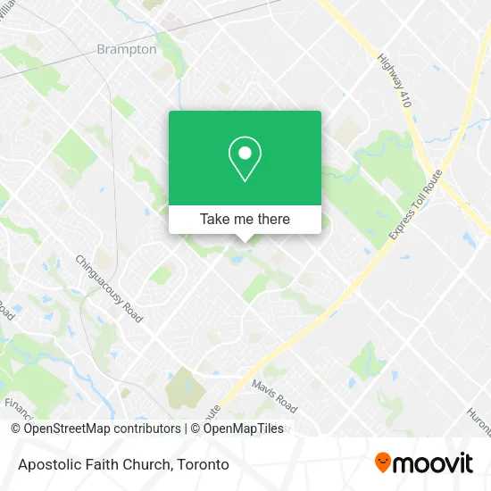 Apostolic Faith Church map