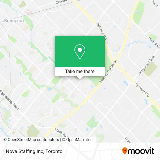 Nova Staffing Inc map