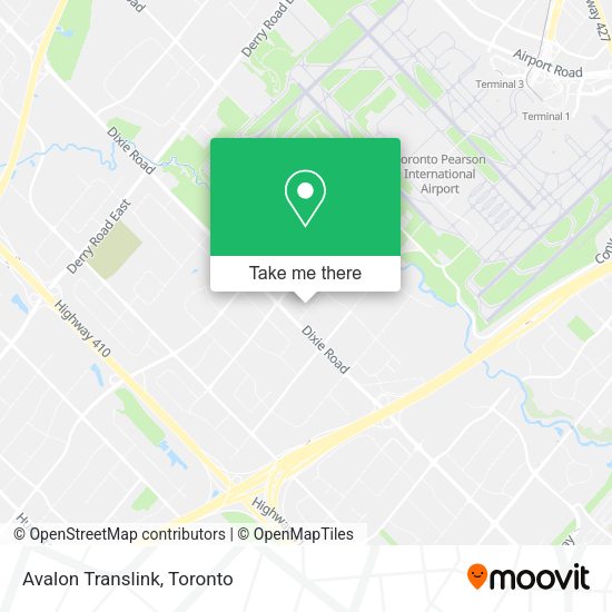 Avalon Translink map