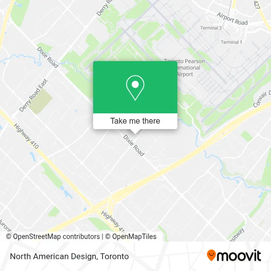 North American Design map