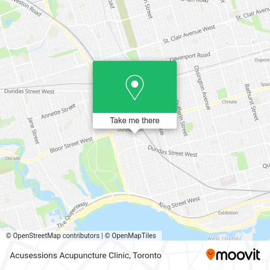 Acusessions Acupuncture Clinic map