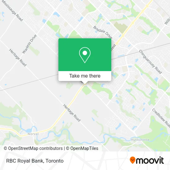 RBC Royal Bank map
