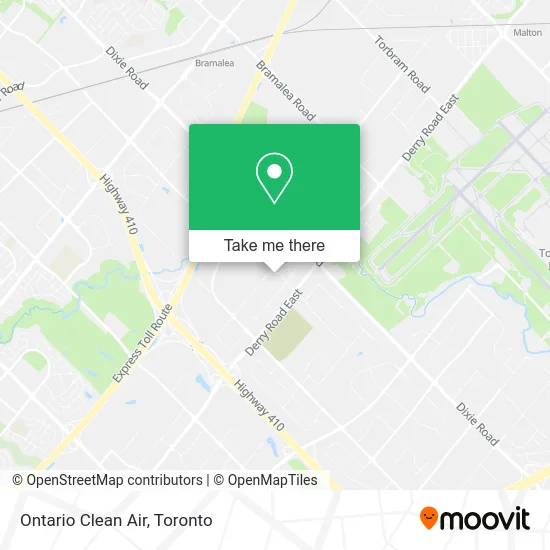 Ontario Clean Air map