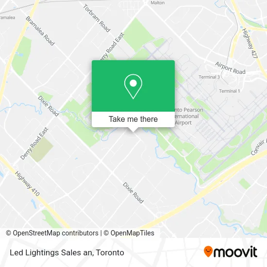Led Lightings Sales an map