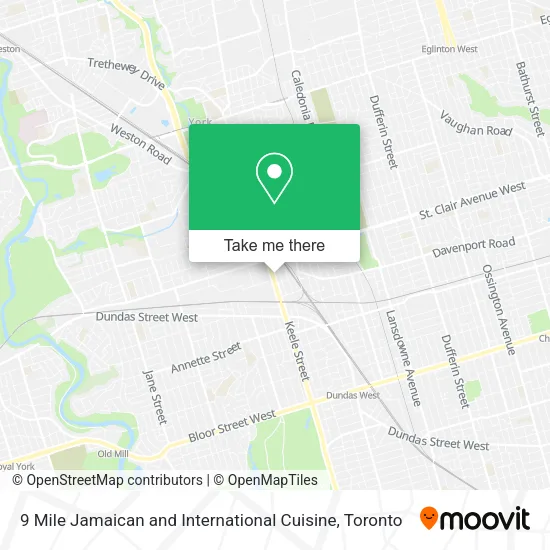 9 Mile Jamaican and International Cuisine map