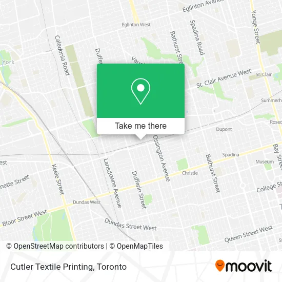 Cutler Textile Printing map