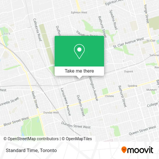 Standard Time map