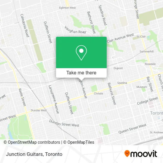Junction Guitars map