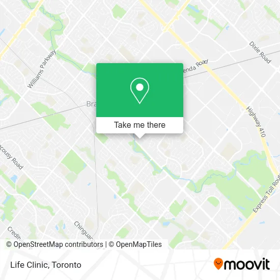 Life Clinic map