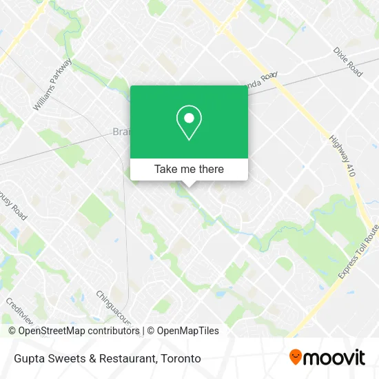 Gupta Sweets & Restaurant map