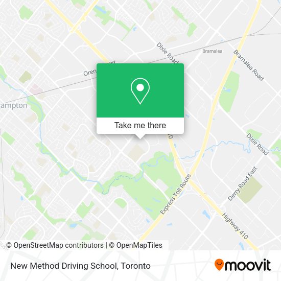 New Method Driving School map