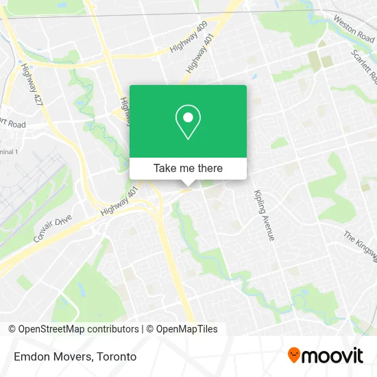 Emdon Movers map