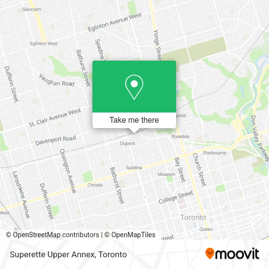 Superette Upper Annex map