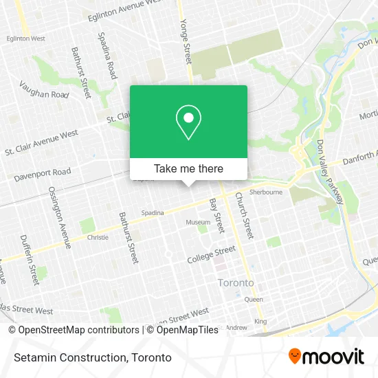 Setamin Construction map
