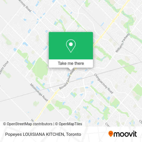 Popeyes LOUISIANA KITCHEN map