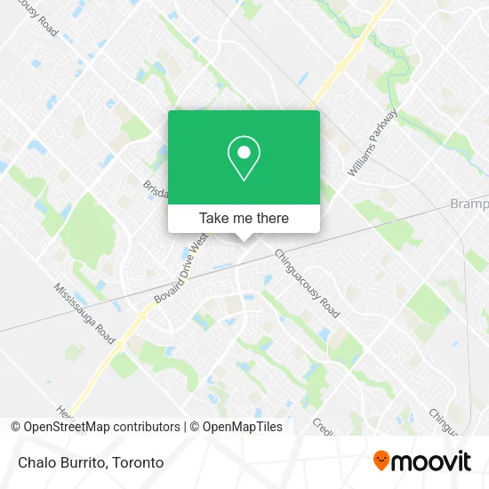 Chalo Burrito map