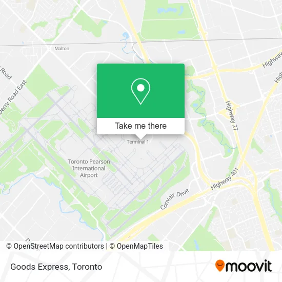 Goods Express map