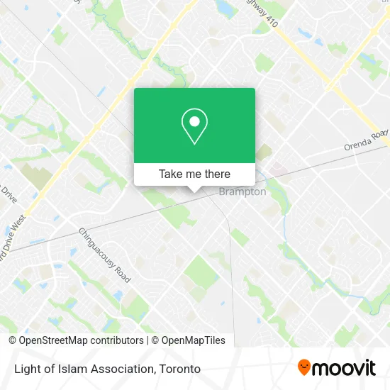 Light of Islam Association map