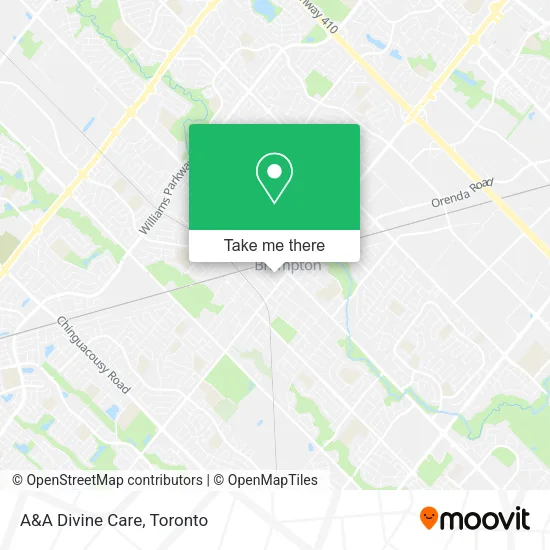 A&A Divine Care map