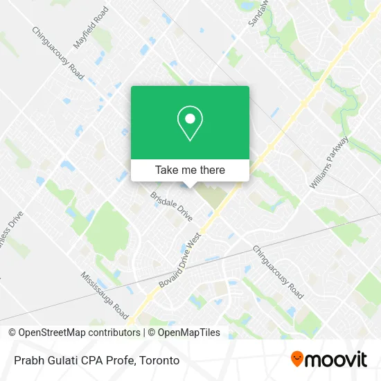 Prabh Gulati CPA Profe map