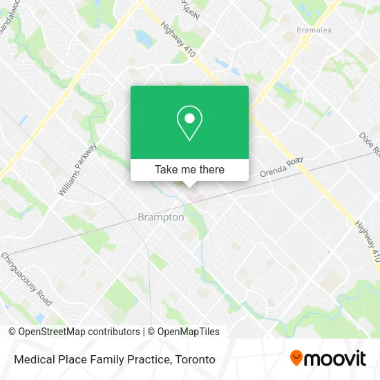 Medical Place Family Practice map