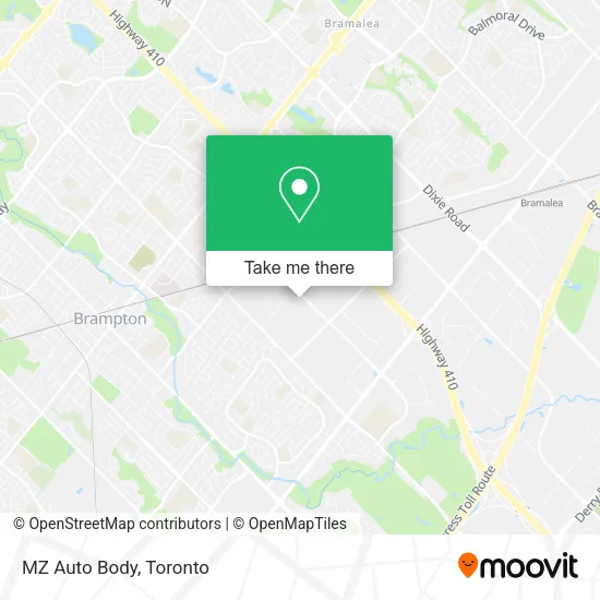 MZ Auto Body map