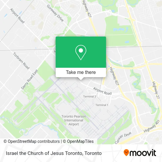 Israel the Church of Jesus Toronto map