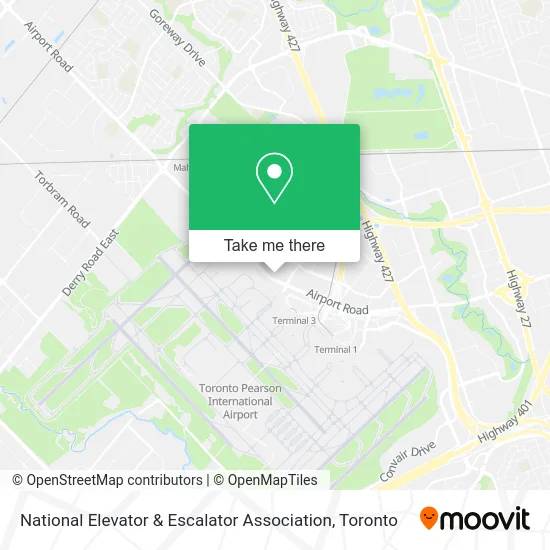 National Elevator & Escalator Association map