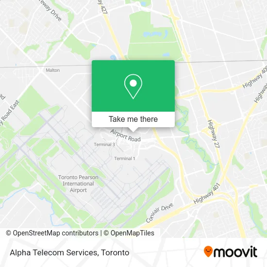 Alpha Telecom Services map