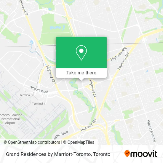 Grand Residences by Marriott-Toronto map