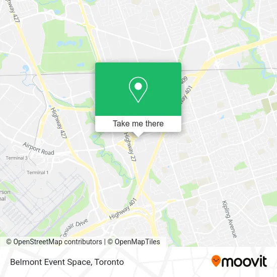 Belmont Event Space map