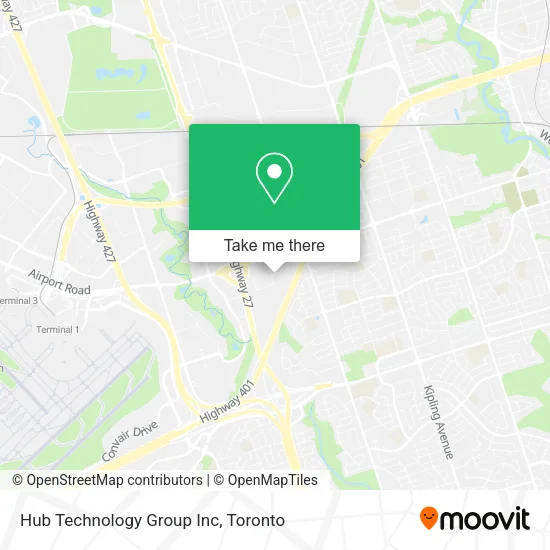 Hub Technology Group Inc map