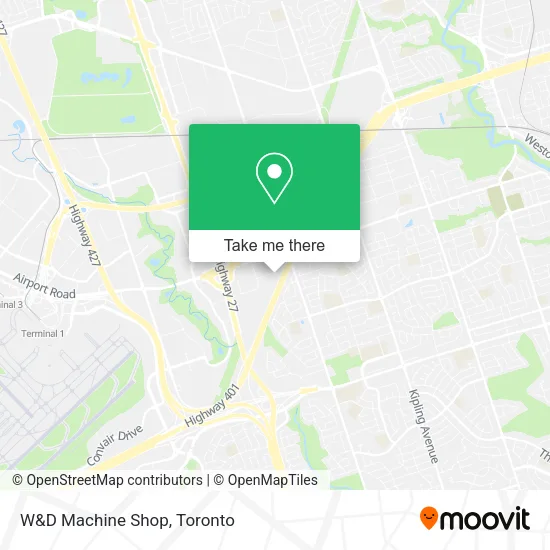 W&D Machine Shop map