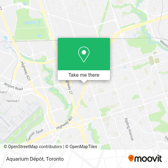 Aquarium Dépôt map