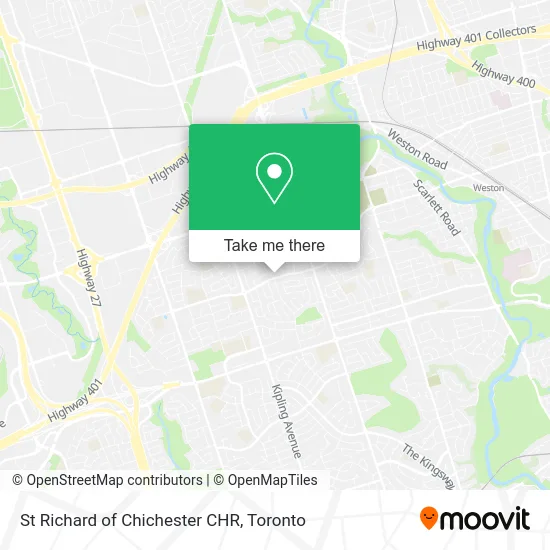 St Richard of Chichester CHR map