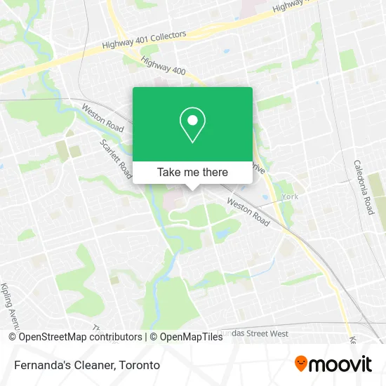 Fernanda's Cleaner map