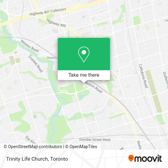 Trinity Life Church map
