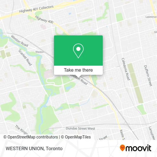WESTERN UNION map